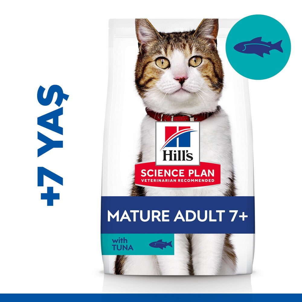 Hill's Science Plan Mature 7 Ton Balıklı Yaşlı Kedi Maması 1.5 KG | SRC: Barcode: 052742023212